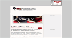 Desktop Screenshot of elections.wispolitics.com